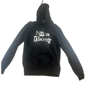 NOON GOONS Black Hoodie Downtown Los Angeles Graphic Hooded Sweatshirt Mens S